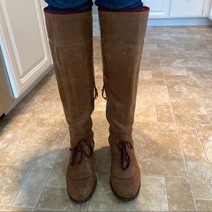 Leather Anthropologie boots